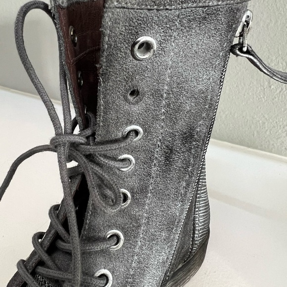 Roan by Bed Stu - Women - Combat Boots with lace and zippper - Picture 3 of 6